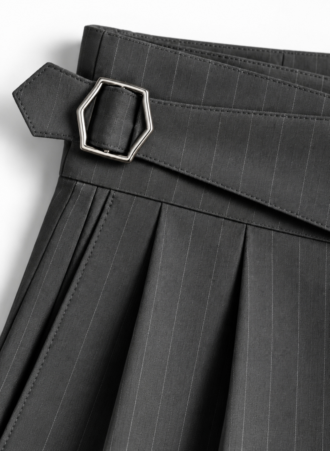 Aks - Striped Gurkha Pants