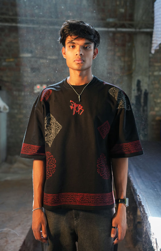"RIVAAZ" BLOCKPRINT UNISEX T-SHIRT