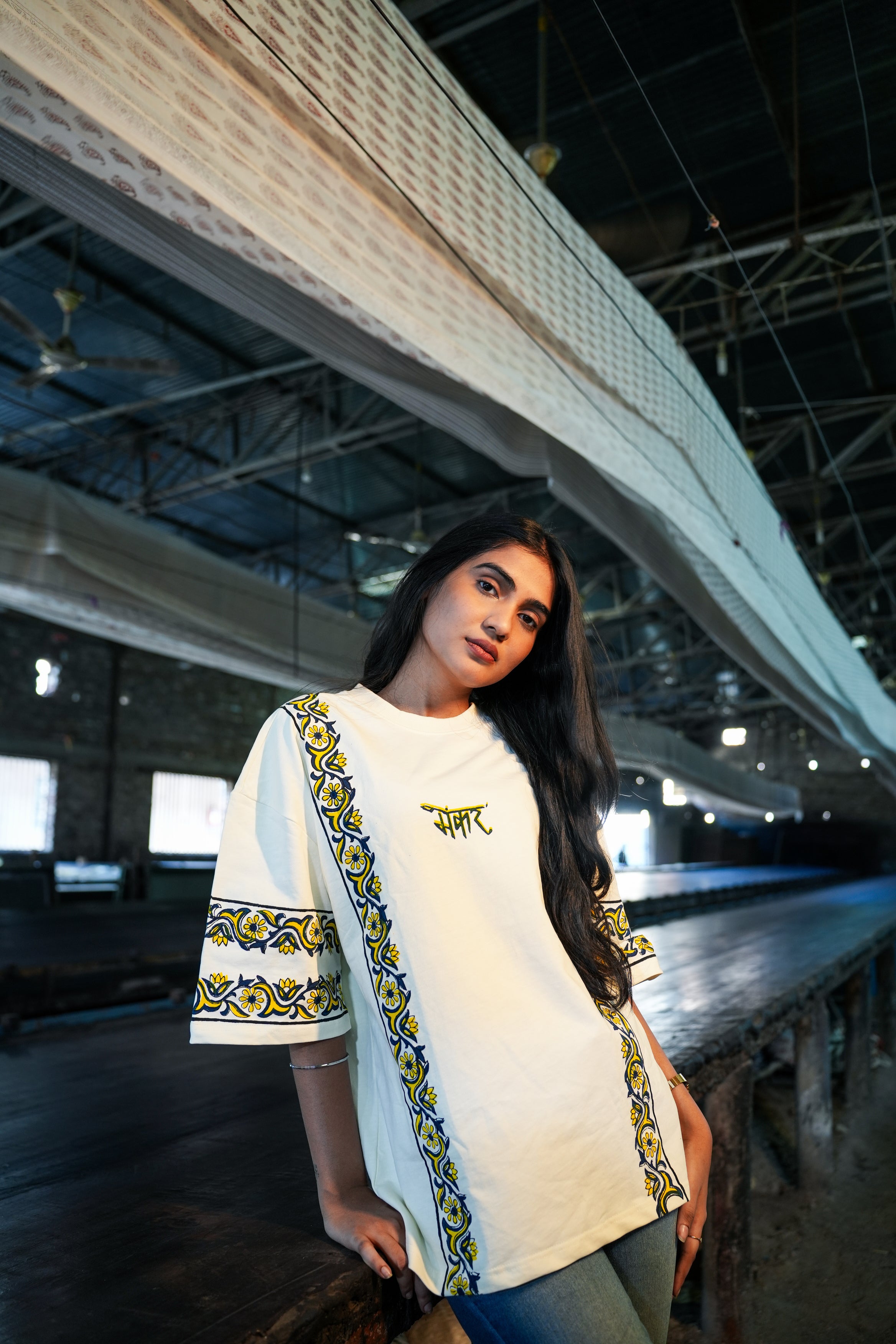 "PUSHP" BLOCKPRINT UNISEX T-SHIRT