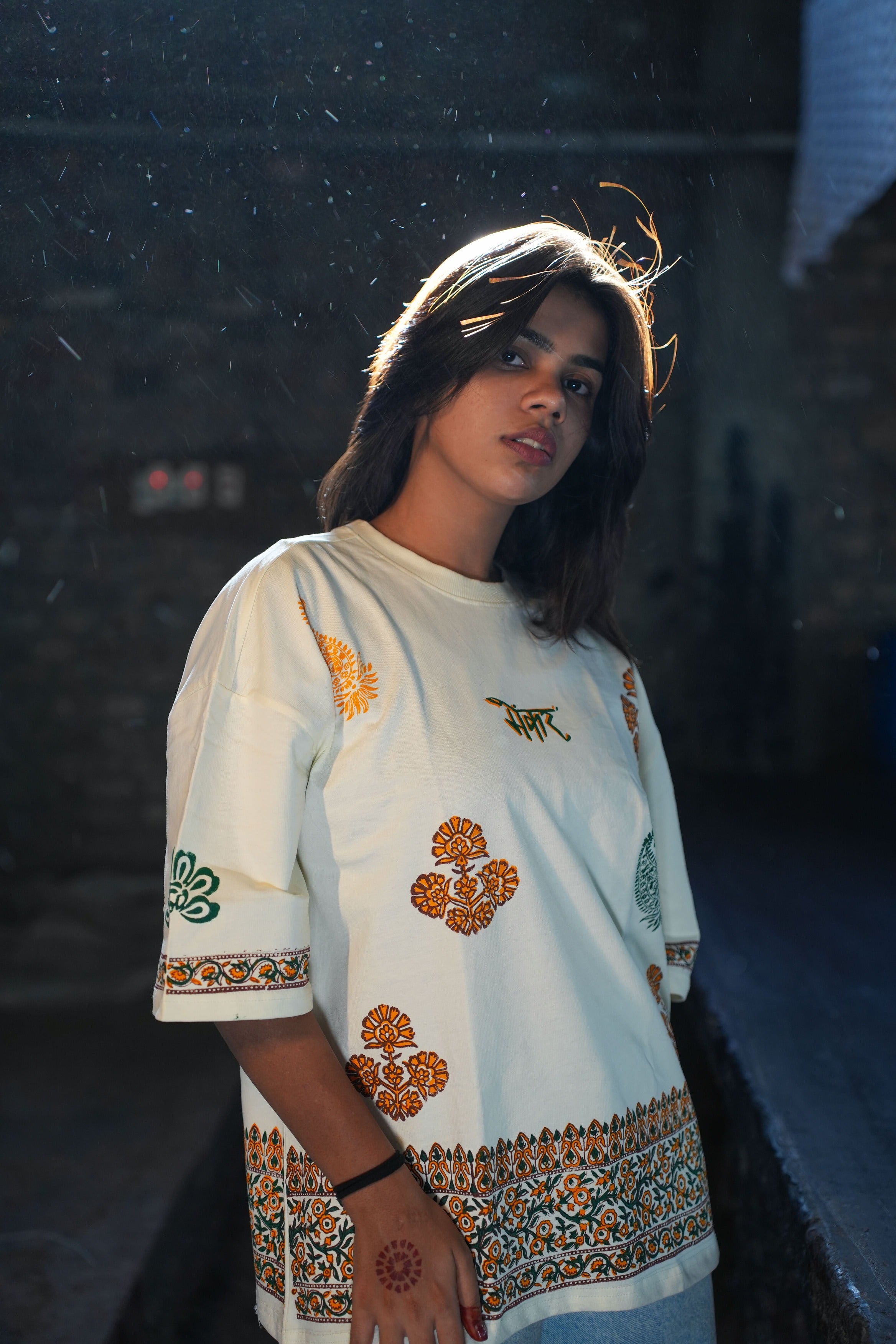 "AIRAVAT" BLOCKPRINT T-SHIRT