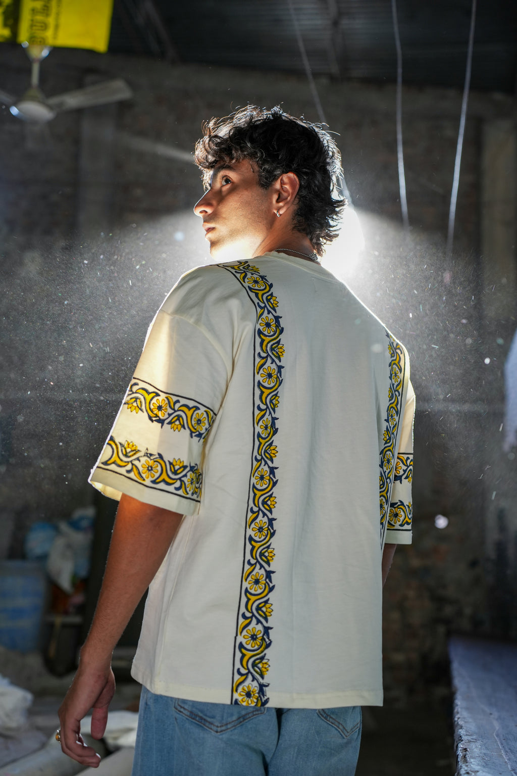 "PUSHP" BLOCKPRINT UNISEX T-SHIRT