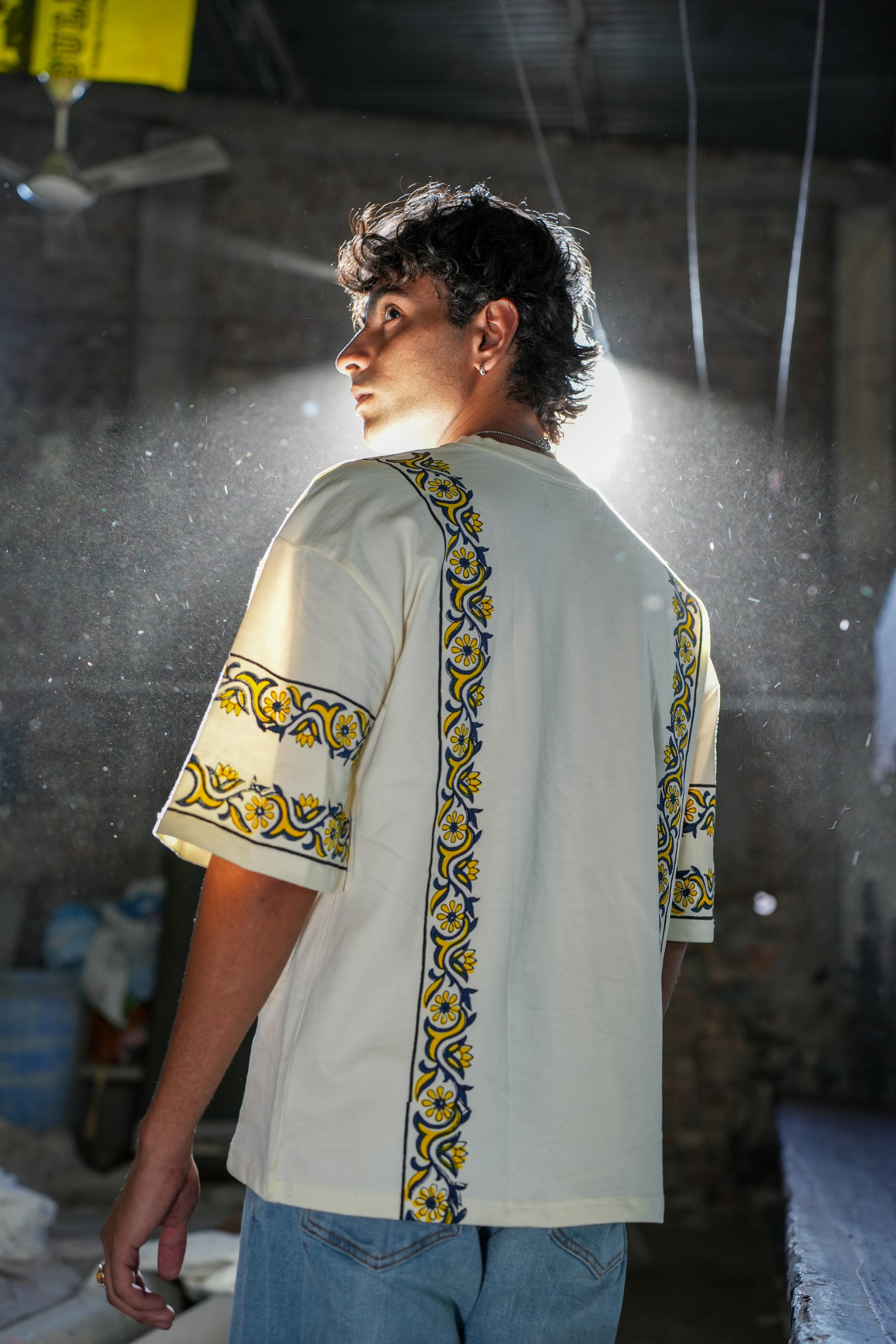 "PUSHP" BLOCKPRINT UNISEX T-SHIRT
