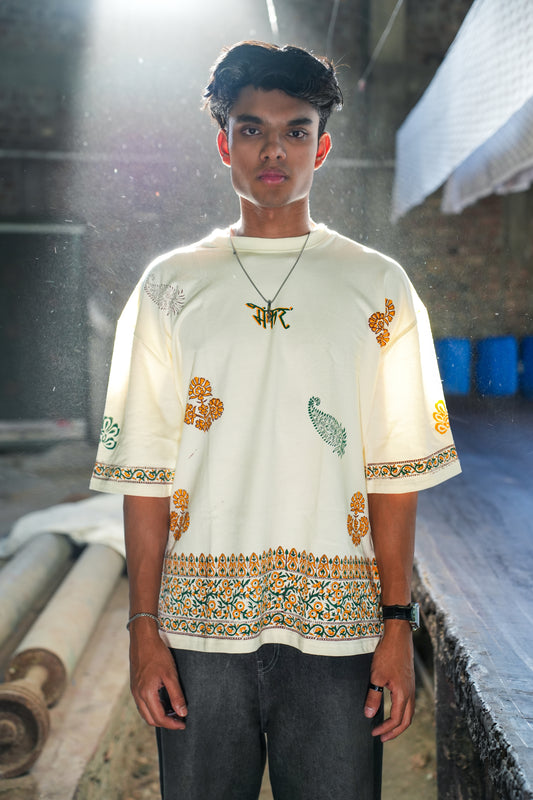 "AIRAVAT" BLOCKPRINT T-SHIRT