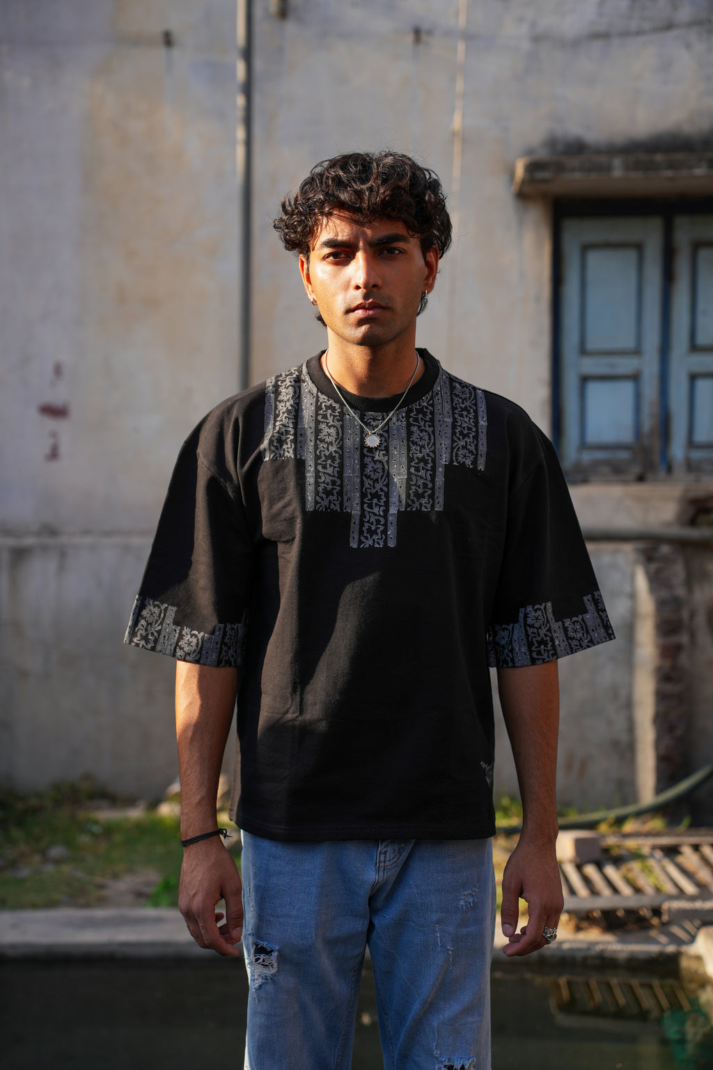 "KACCHA CHHAPA" BLOCKPRINT UNISEX T-SHIRT