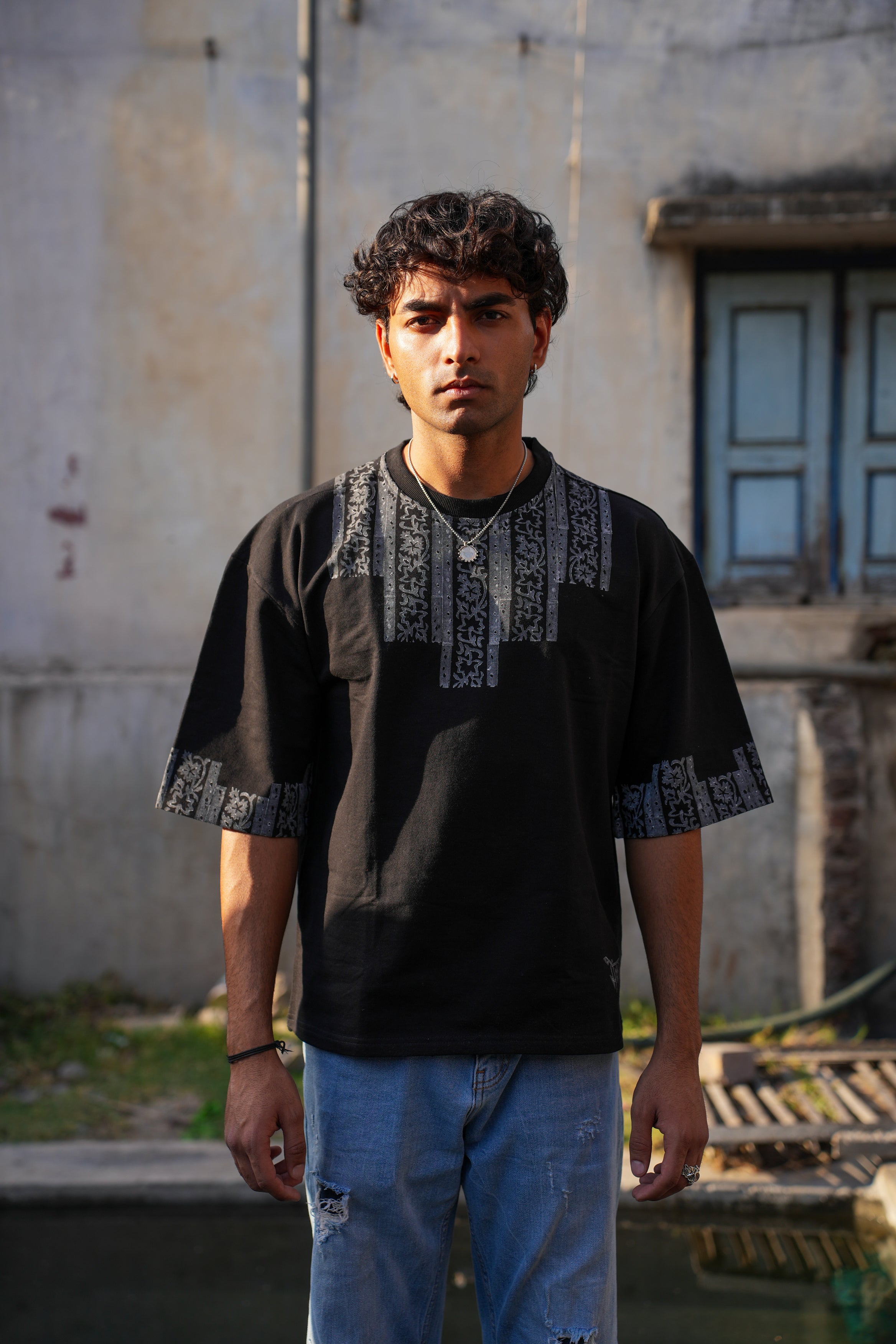 "KACCHA CHHAPA" BLOCKPRINT UNISEX T-SHIRT