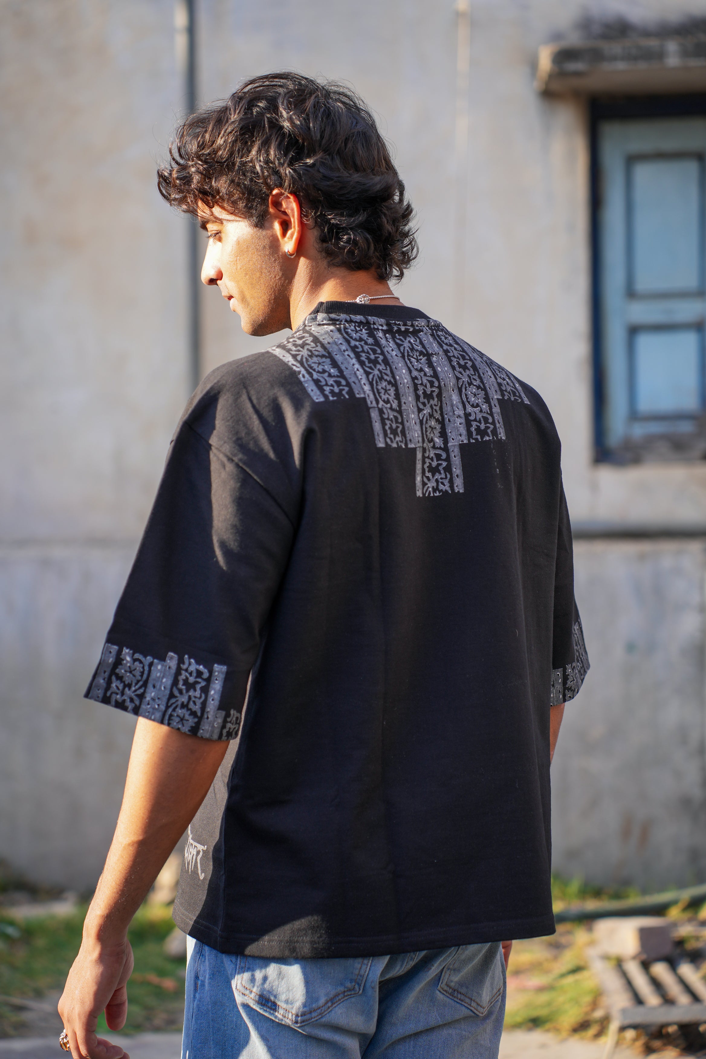 "KACCHA CHHAPA" BLOCKPRINT UNISEX T-SHIRT