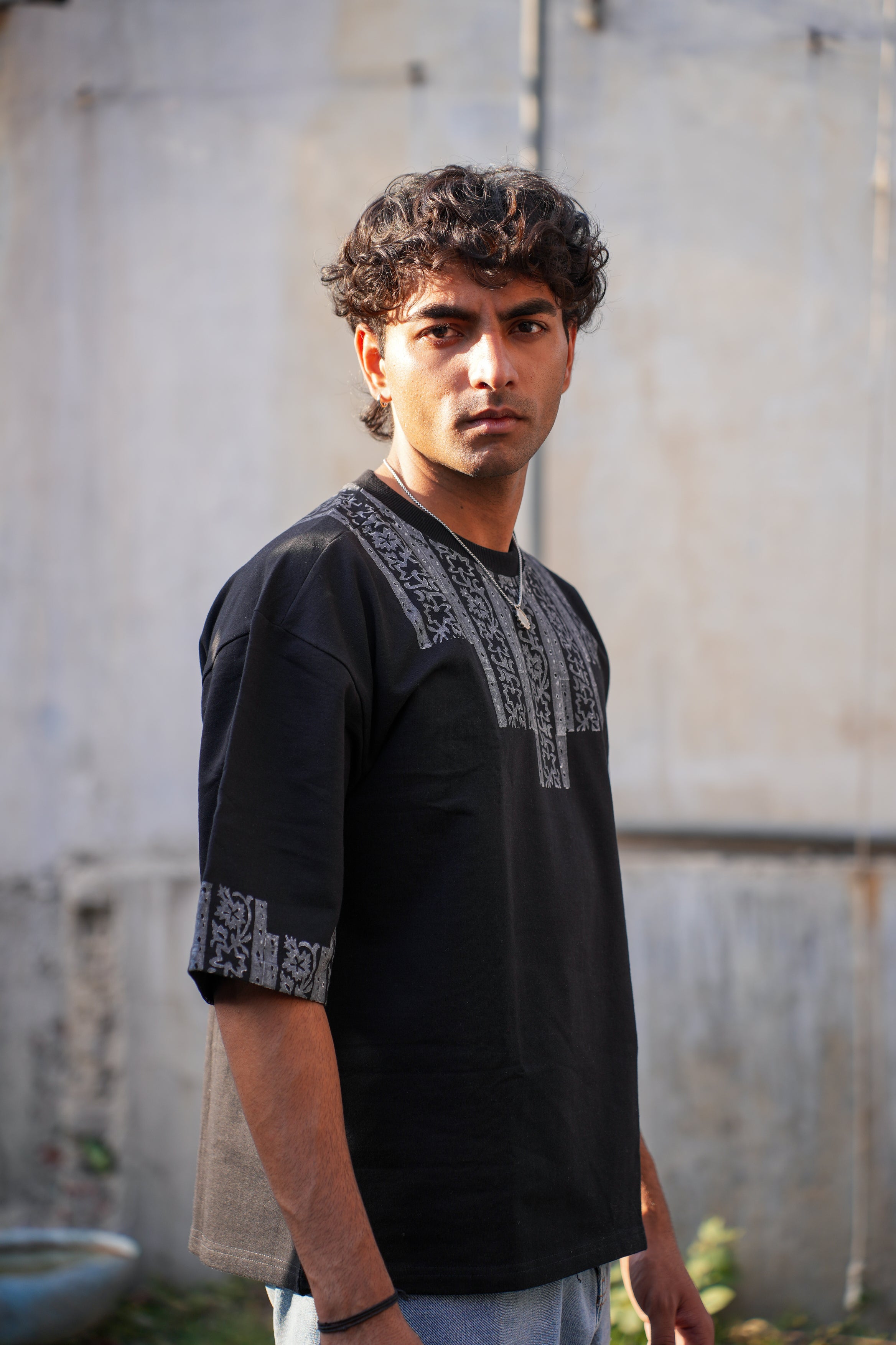 "KACCHA CHHAPA" BLOCKPRINT UNISEX T-SHIRT
