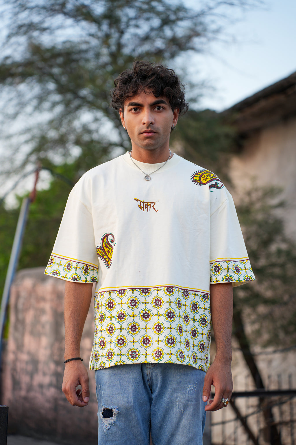 "JAAL" BLOCKPRINT UNISEX T-SHIRT