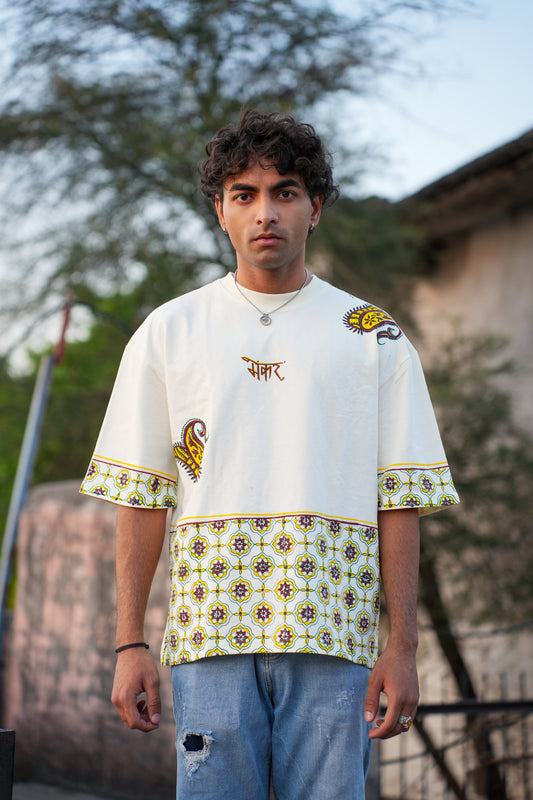 "JAAL" BLOCKPRINT UNISEX T-SHIRT