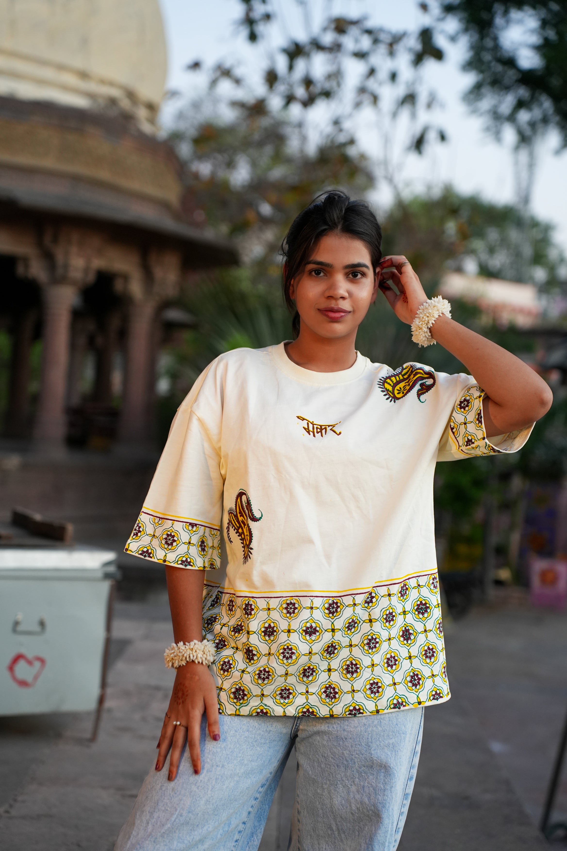 "JAAL" BLOCKPRINT UNISEX T-SHIRT
