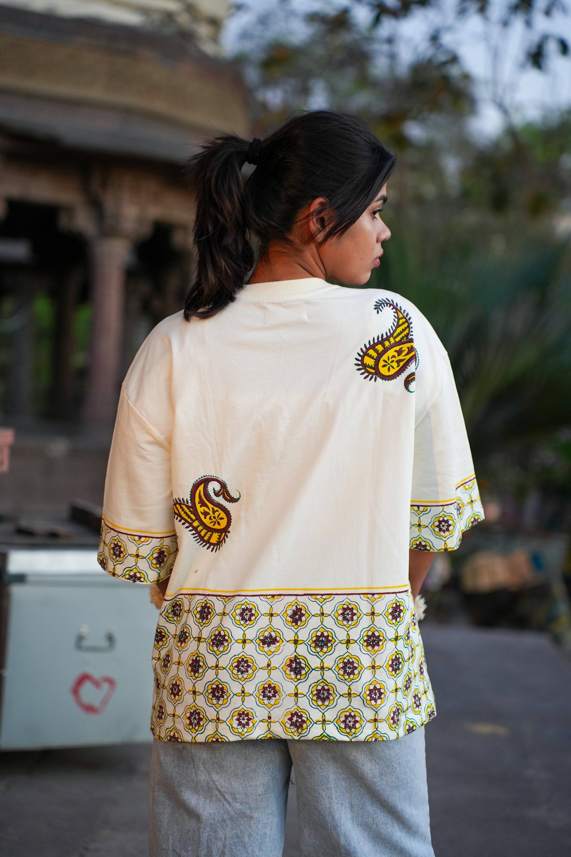 "JAAL" BLOCKPRINT UNISEX T-SHIRT