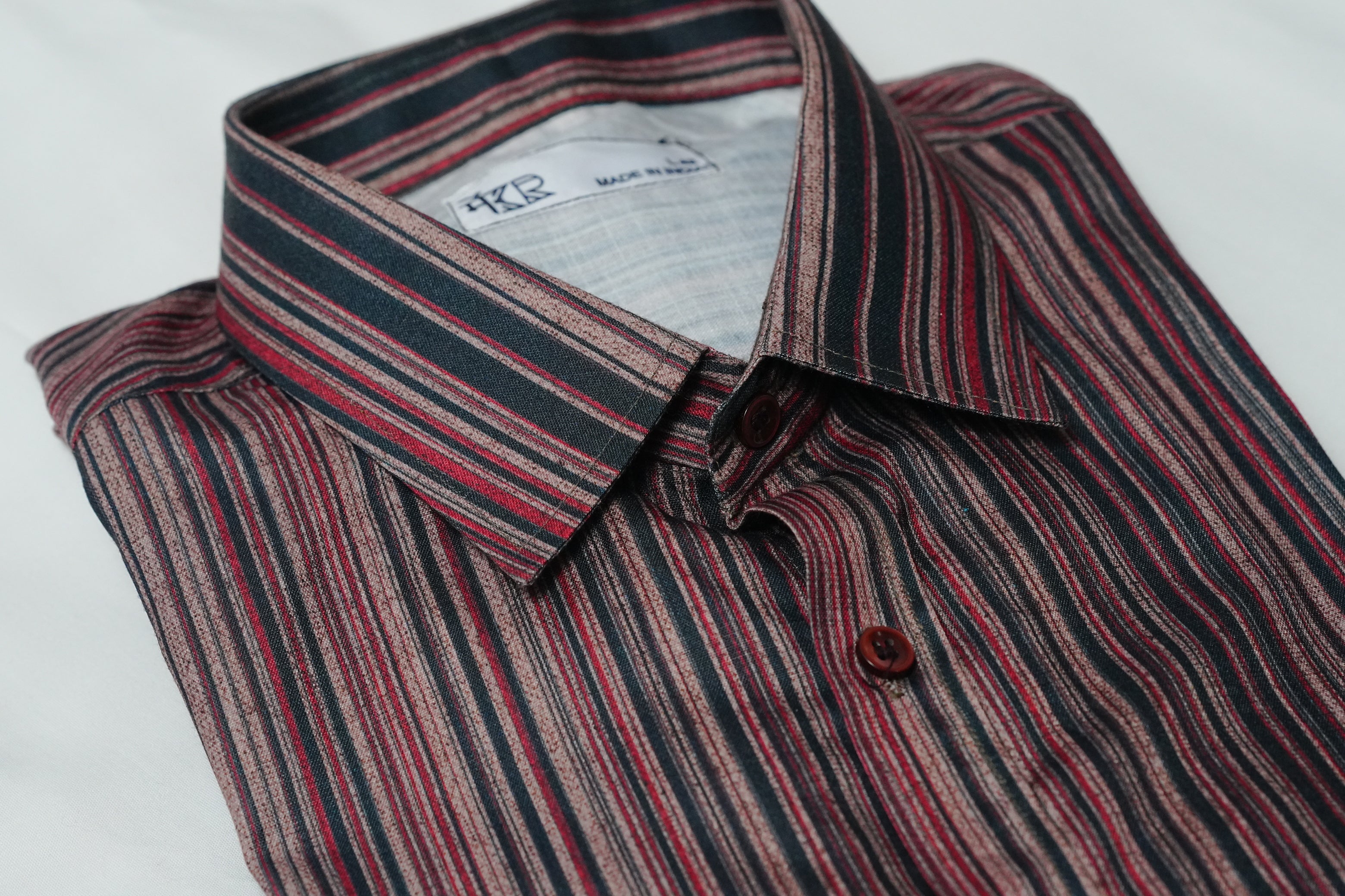Printed Brown Lining Loose fit Shirt