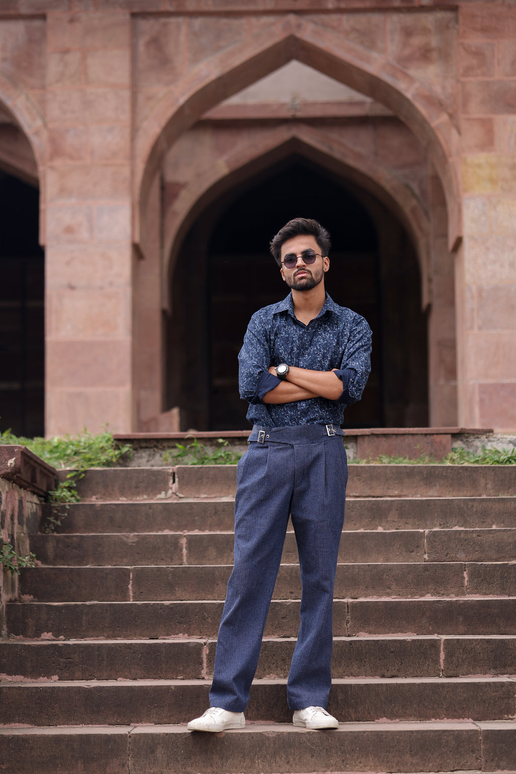 Neer - Bootcut Denim Gurkha pants