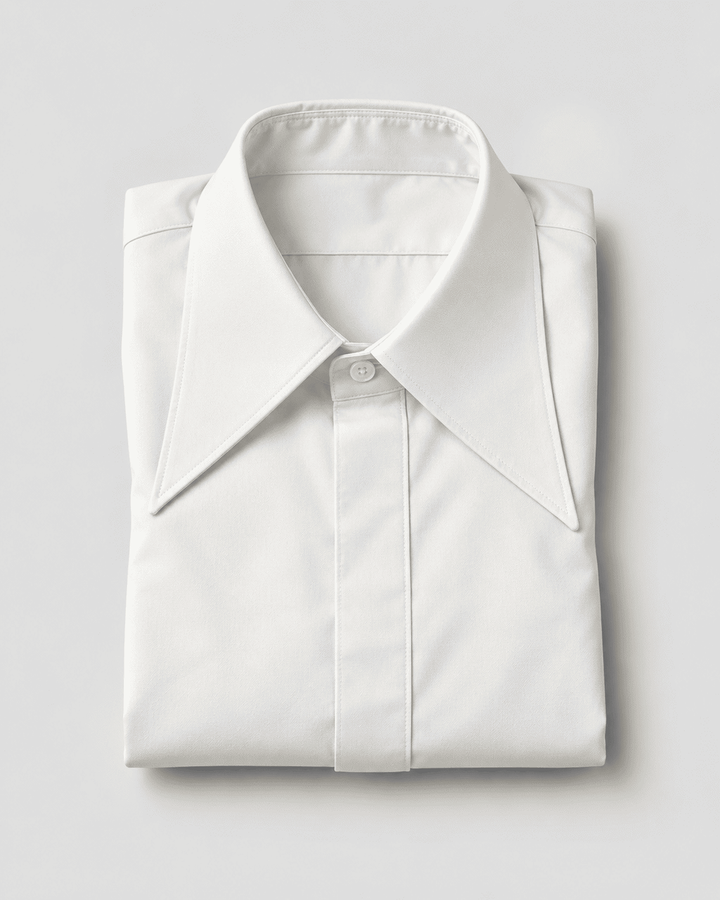 Cloud White Dagger Collar Shirt