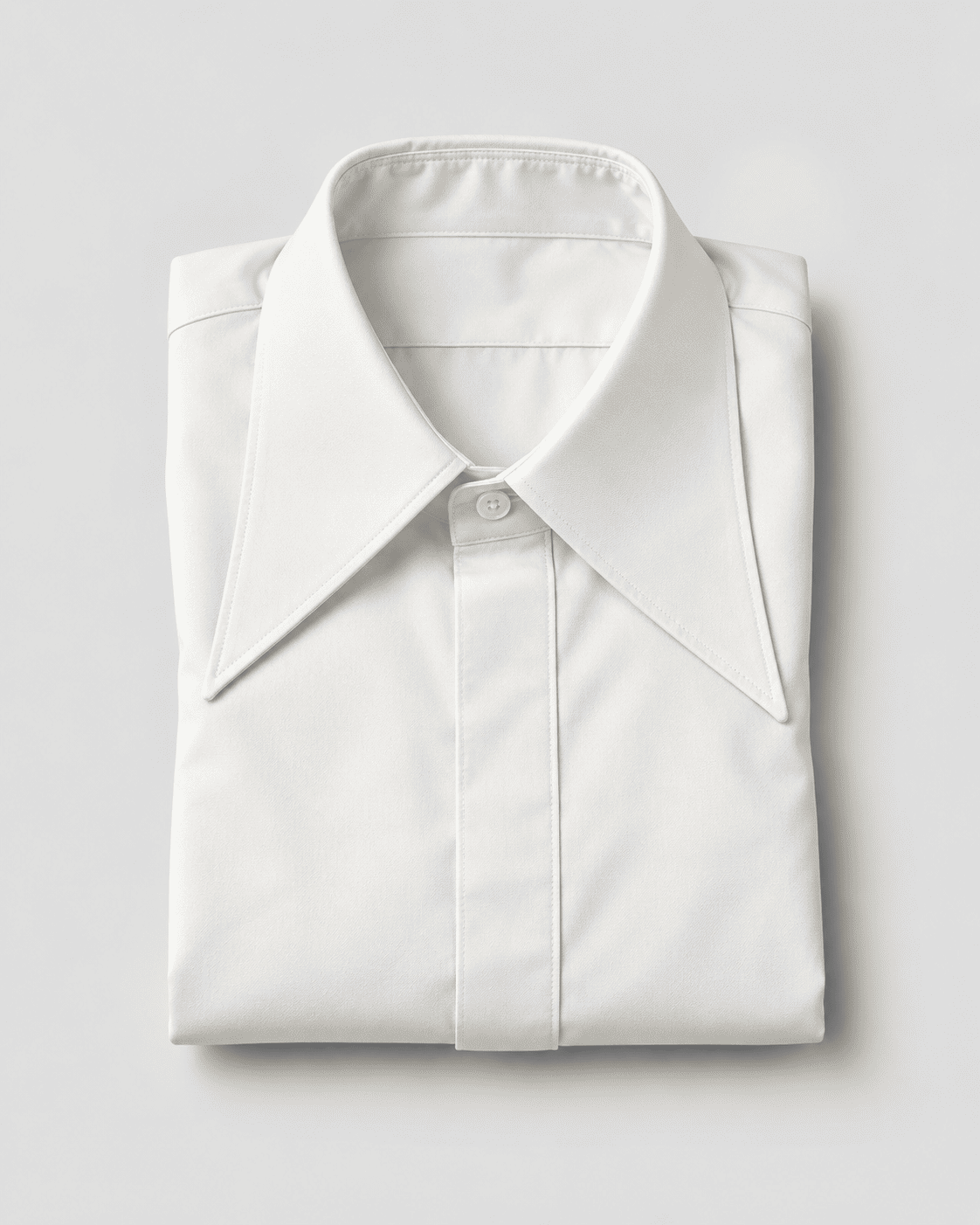 Cloud White Dagger Collar Shirt