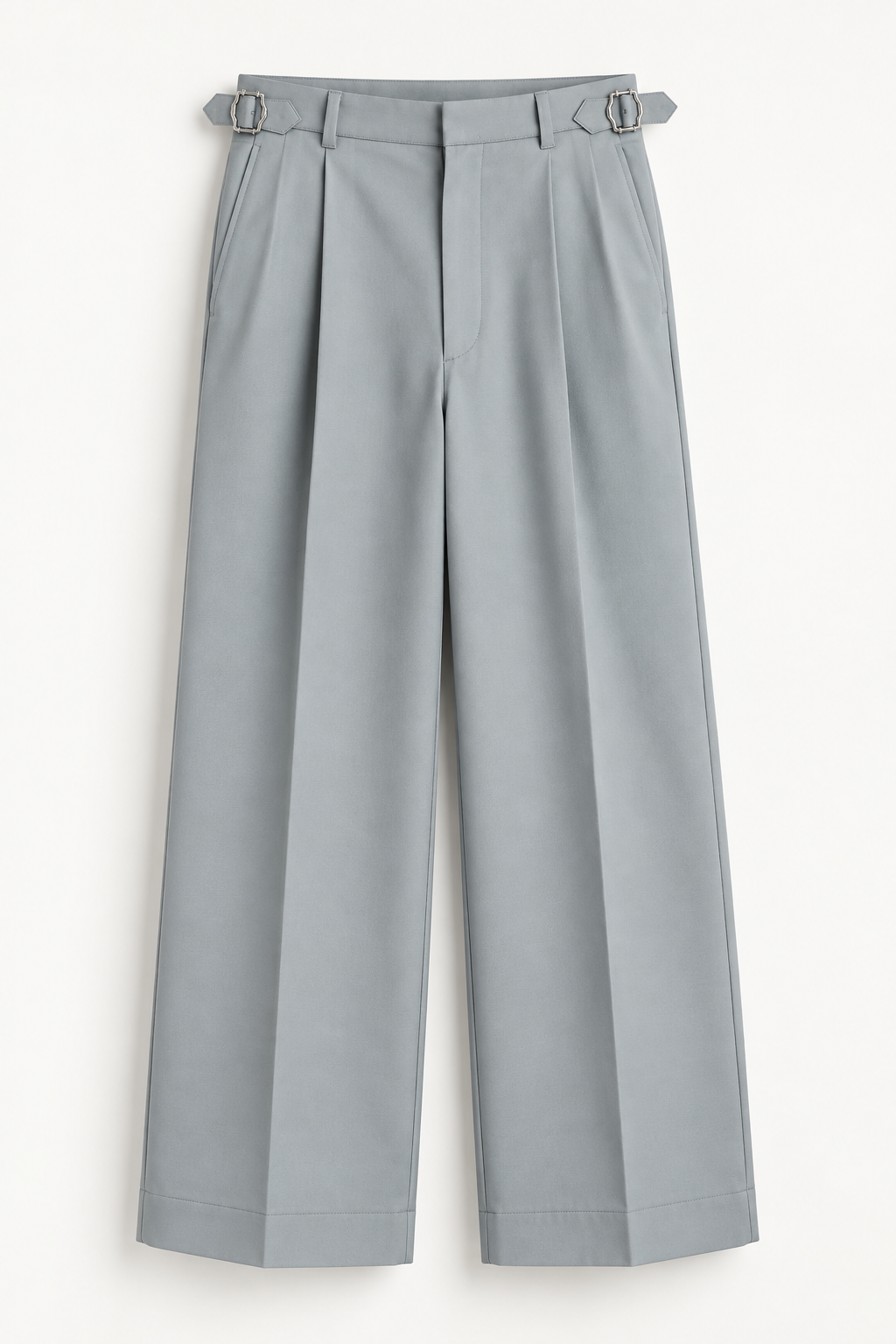 Chaandi - Side Buckle Wide Leg Trousers