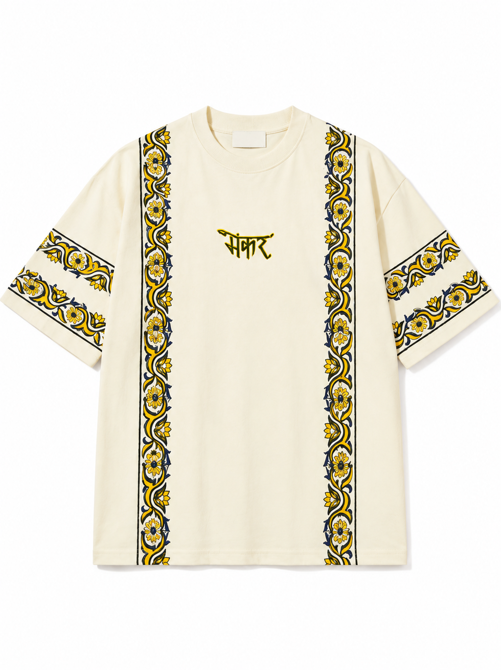 PUSHP - BLOCKPRINT UNISEX T-SHIRT