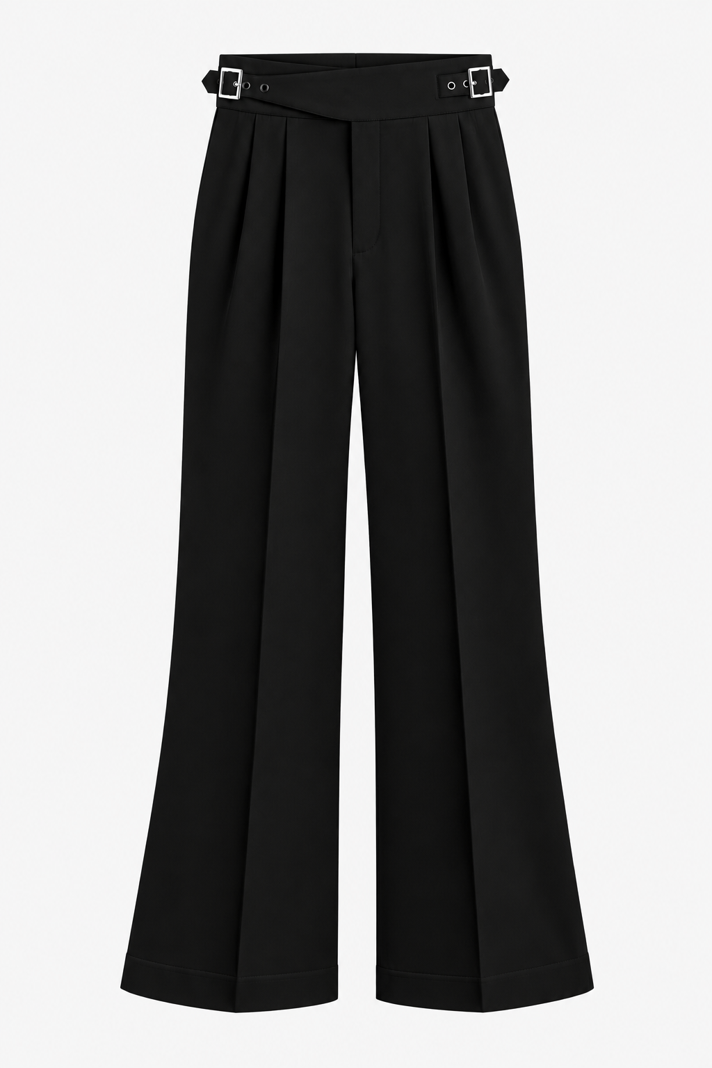 Kshn - Black Flared Cut Gurkha Pants